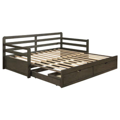 Sorrento 2-drawer Twin XL Daybed with Extension Trundle Grey - 305706
