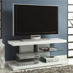 Cogswell 2-shelf Wood 47" TV Stand White High Gloss - 700824