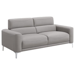 Glenmark 3-piece Upholstered Track Arm Sofa Set Taupe - 509731-S3