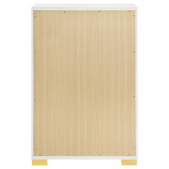 Marceline 5-drawer Bedroom Chest White - 222935