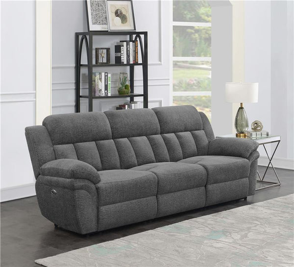Bahrain Upholstered Power Sofa Charcoal - 609541P