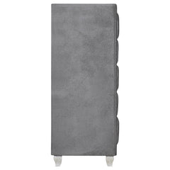 Deanna 5-drawer Rectangular Chest Grey - 205105