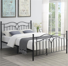 Klossen Metal Queen Open Frame Bed Black - 422763Q