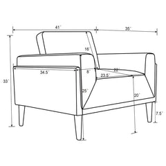 Rilynn 3-piece Upholstered Track Arm Sofa Set Brown - 509521-S3