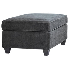 Mccord Rectangular Upholstered Ottoman Dark Grey - 509348