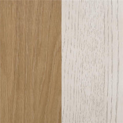 Kirby Slat Back Side Chair (Set of 2) Natural and Rustic Off White - 192692