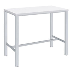 Natividad 5-piece Bar Set White High Gloss and Chrome - 182525
