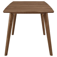 Alfredo Dining Room Set Natural Walnut and Grey - 108080-S5