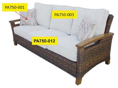 Paradise Trail Back Cushion - PA750-003