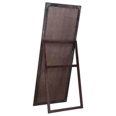 Phoenix Rectangular Standing Floor Mirror Black - 200417
