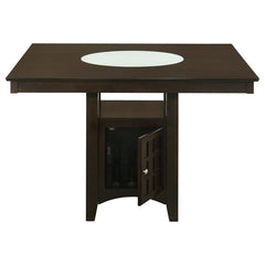Gabriel Square Counter Height Dining Table Cappuccino - 100438