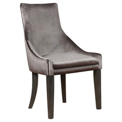 Phelps Rectangular Trestle Dining Set Antique Noir and Grey - 121231-S8G
