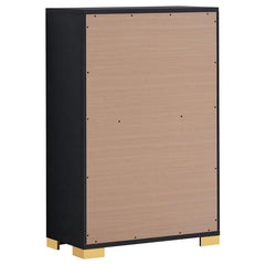 Marceline 5-piece Full Bedroom Set Black - 222831F-S5