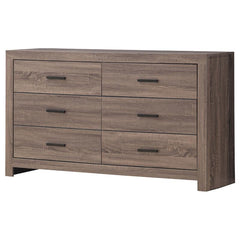 Brantford 6-drawer Dresser Barrel Oak - 207043