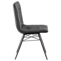 Aiken Tufted Dining Chairs Charcoal (Set of 4) - 110302