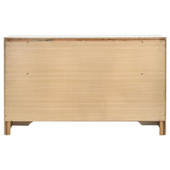 Miranda 7-drawer Dresser White and Rhinestone - 205113