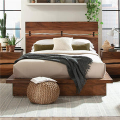 Winslow Wood Eastern King Panel Bed Smokey Walnut - 223250KE