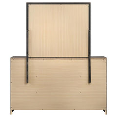 Baker 6-drawer Dresser with Mirror Light Taupe - 224463M