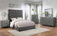 Nathan Dresser Mirror Grey - 224604