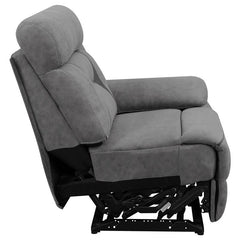 Higgins Upholstered RAF Power Recliner Grey - 600370B3