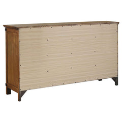 Brenner 5-piece Eastern King Bedroom Set Rustic Honey - 205260KE-S5