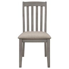 Nogales 7-piece Rectangle Dining Set Acacia and Coastal Grey - 109811-S7