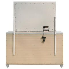 Veronica 6-drawer Dresser with Mirror Light Silver - 224723M