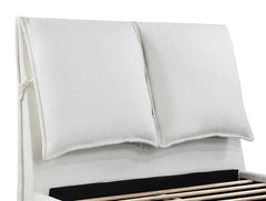 Gwendoline Upholstered Queen Panel Bed White - 306040Q