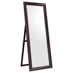 Phoenix Rectangular Standing Floor Mirror Black - 200417