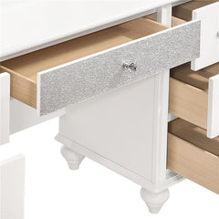 Barzini 7-drawer Vanity Set with Lighting White - 205897
