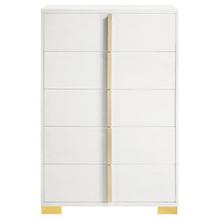 Marceline 5-drawer Bedroom Chest White - 222935