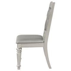 Bling Game Open Back Side Chairs Metallic (Set of 2) - 106472