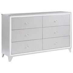Larue 6-drawer Dresser Silver - 224493