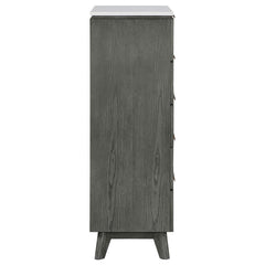 Nathan 5-drawer Bedroom Chest Grey - 224605