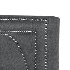 Bowfield Upholstered Queen Panel Bed Charcoal - 315900Q