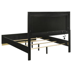Caraway 4-piece Eastern King Bedroom Set Black - 224781KE-S4
