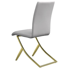 Carmelia Upholstered Side Chairs White (Set of 4) - 105171