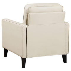 Jonah 3-piece Upholstered Track Arm Sofa Set Ivory - 509651-S3