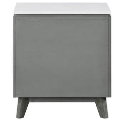 Nathan 2-drawer Nightstand Grey - 224602
