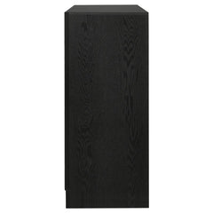 Miranda 7-drawer Dresser Black and Rhinestone - 206363