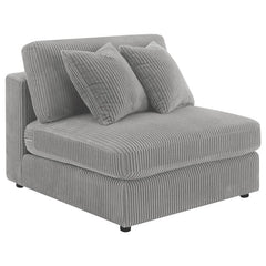 Blaine Upholstered Armless Chair Fog - 509997