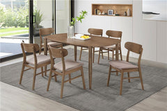 Dortch Dining Side Chair Walnut and Brown (Set of 2) - 108462