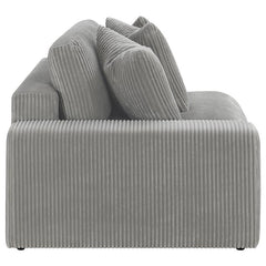 Blaine Upholstered Reversible Chaise Sectional Sofa Fog - 509900