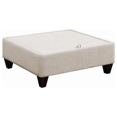 Mcloughlin Upholstered Sloped Arm Sectional Sofa Platinum - 501840