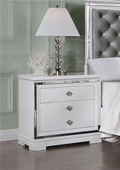 Eleanor 2-drawer Nightstand White - 223562