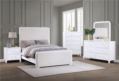 Anastasia 6-drawer Dresser with Mirror Pearl White - 224753M