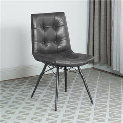 Aiken Tufted Dining Chairs Charcoal (Set of 4) - 110302