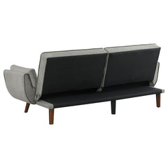 Caufield Upholstered Tufted Convertible Sofa Bed Grey - 360096
