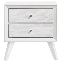 Janelle 4-piece Eastern King Bedroom Set White - 223651KE-S4