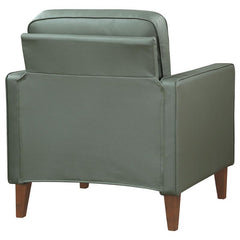 Jonah Upholstered Track Arm Accent Chair Green - 509656